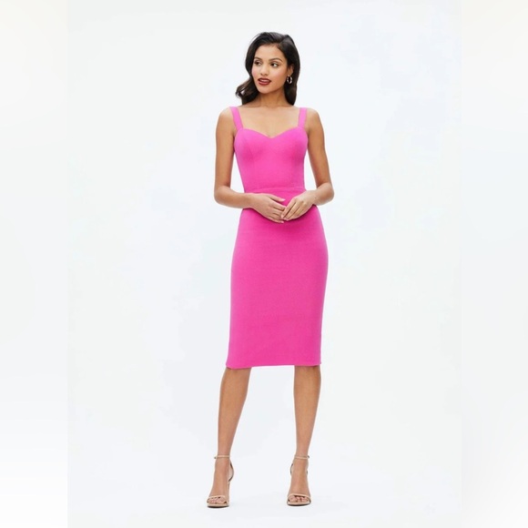 Dress The Population Pink/Fushsia Nicole Dress | Small - Picture 1 of 5